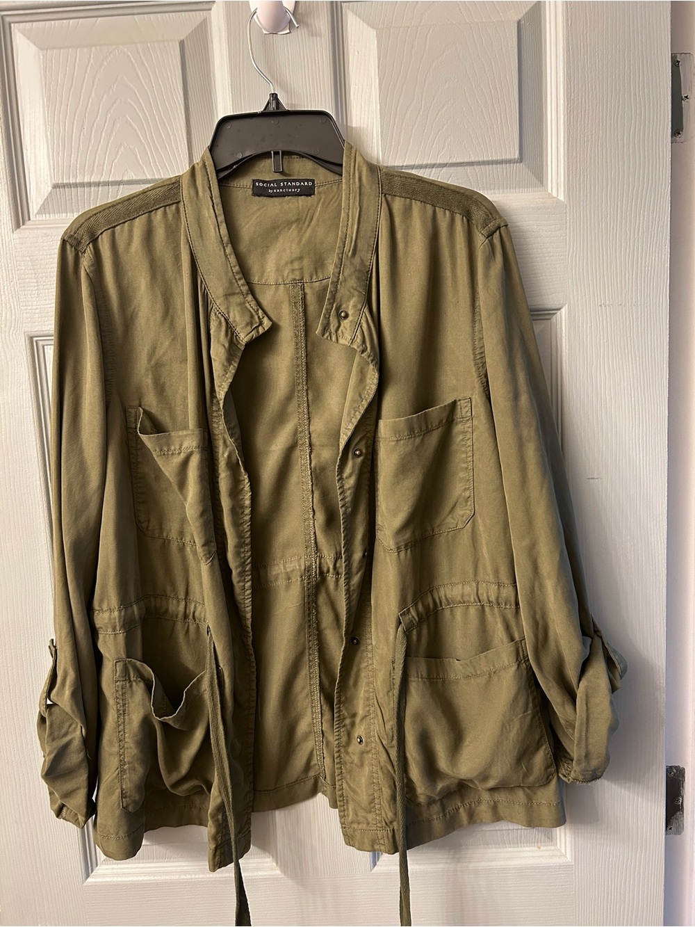 Utility Field Jacket in Olive by Social Standard